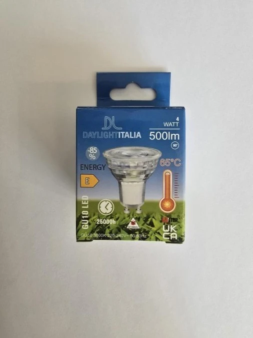GU10 LED do wysokich temperatur 65C 4W jak 70W 3000K kąt świecenia 36
