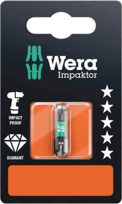 Grot do wkrętów TORX Impaktor, na blistrze, TX 30 x 25 mm 867/1 IMP DC SB 05073926001
