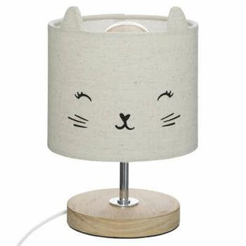 Lampka Cat kremowa 73823