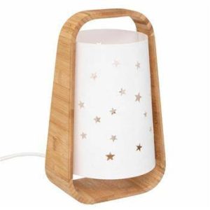 Lampka Cut Star 27cm biała/naturalna 78311 Lampka Cut Star 27cm biała/naturalna 78311