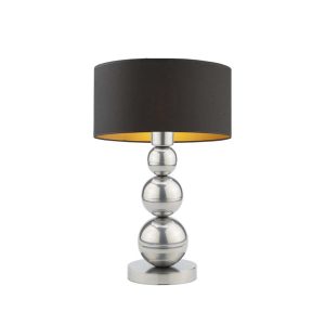 Lampka do sypialni HONOLULU GOLD czarna lampa stołowa elegancka 959714 Lampka do sypialni HONOLULU GOLD czarna lampa stołowa elegancka 959714