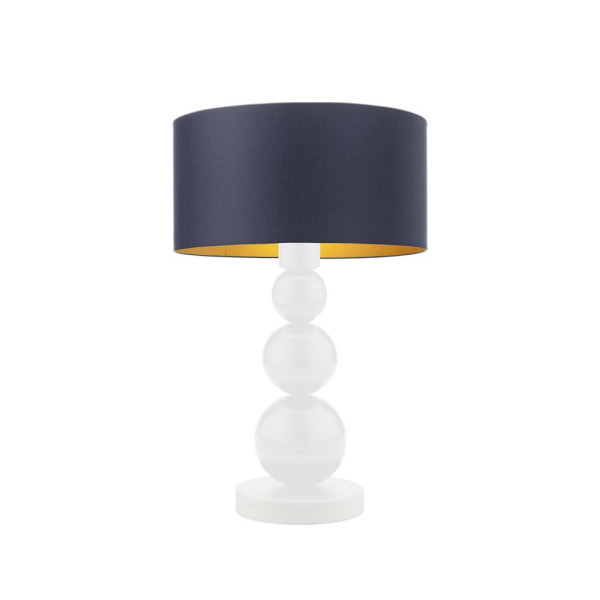 Lampka do sypialni HONOLULU GOLD czarna lampka nocna z włącznikiem 959704