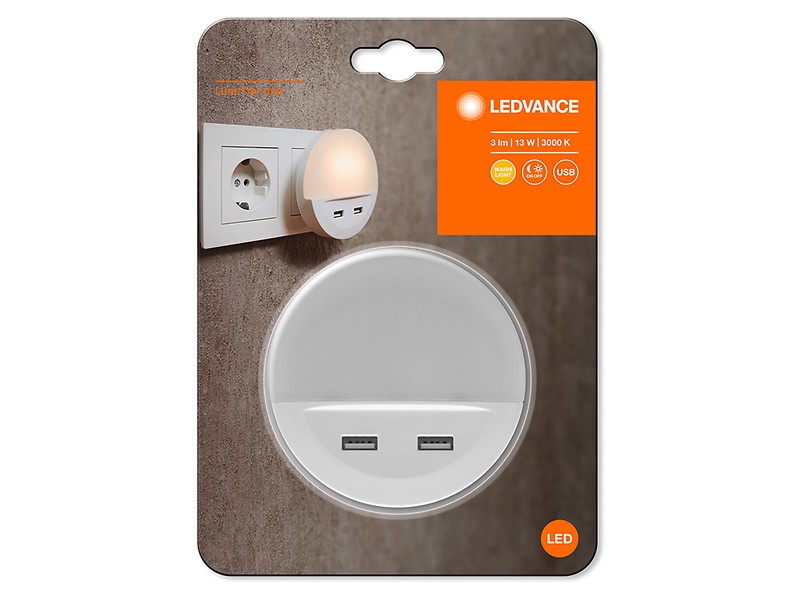 Lampka dziecięca Lunetta LED biała 54400