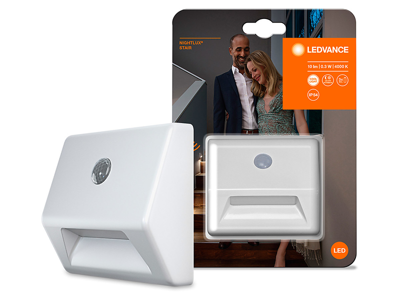 Lampka dziecięca Nightlux LED z czujnkiem dnia i nocy biała 54412