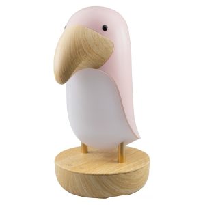 Lampka-głośnik Mary’s Tukan LED różowo-brązowa 523900 Lampka-głośnik Mary’s Tukan LED różowo-brązowa 523900