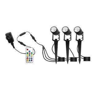 Lampka LED LL SATTI RGB 66635 Lightlogic ogrodowa pilot 3 szt. 957506 Lampka LED LL SATTI RGB 66635 Lightlogic ogrodowa pilot 3 szt. 957506
