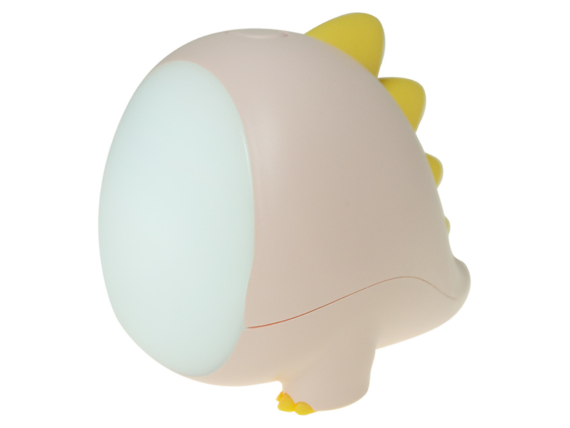 Lampka Mary's Dino LED silikonowa różowa 510453