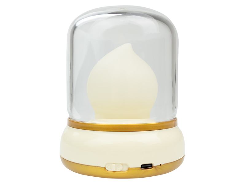Lampka Mary's Płomyczek LED silikonowa żółta 510472