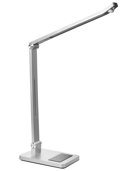 Lampka na biurko LED regulowana ściemniacz czujnik ruchu srebrna 802877