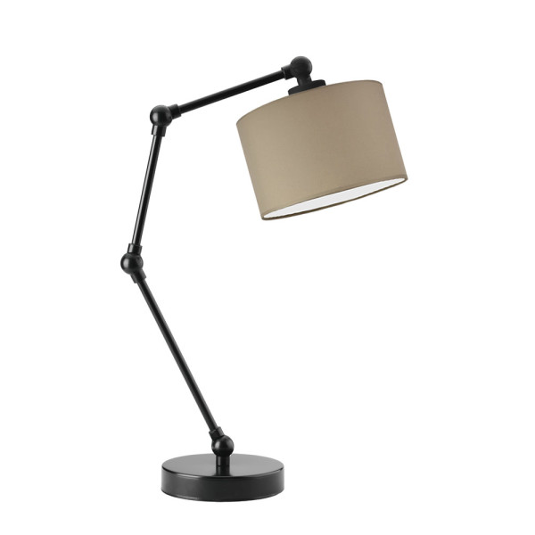 Lampka na biurko regulowana ASMARA Czarny - Beżowy 872292