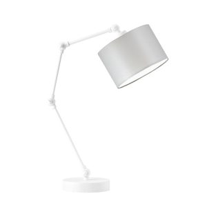 Lampka na biurko z regulacją ASMARA Biały – Jasny Szary 872281 Lampka na biurko z regulacją ASMARA Biały – Jasny Szary 872281