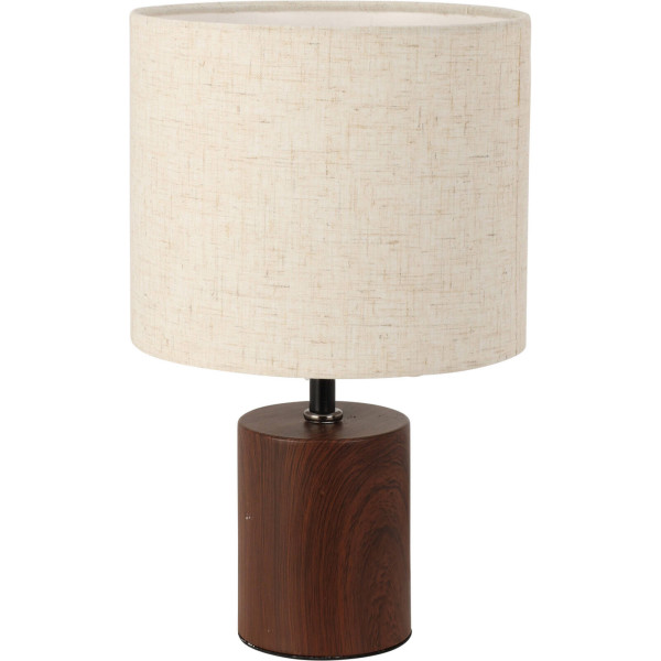 Lampka na stół z materiałowym kloszem, 18 x 29,5 cm 651910