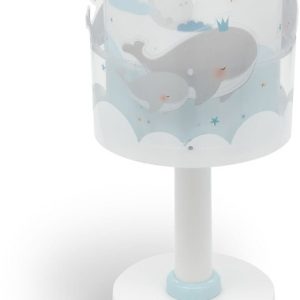 Lampka nocna dziecięca Wieloryby 1-punktowa niebieska 1060939 Lampka nocna dziecięca Wieloryby 1-punktowa niebieska 1060939