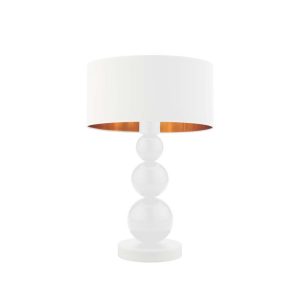 Lampka nocna HONOLULU GOLD czarna złota lampa stołowa do sypialni 959705