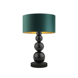 Lampka nocna HONOLULU GOLD stylowa lampka do sypialni czarna 959711