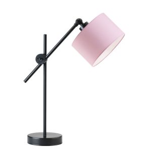 Lampka nocna MALI do pokoju dziecka regulowana – Czarny/ Jasny Różowy 900240