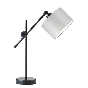 Lampka nocna MALI na stolik z regulacją – Czarny/ Jasny Szary 900243