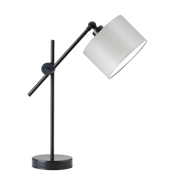 Lampka nocna MALI na stolik z regulacją – Czarny/ Jasny Szary 900243