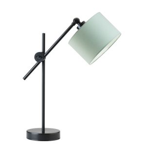 Lampka nocna MALI regulowana do pokoju dziecka – Czarny/ Miętowy 900281