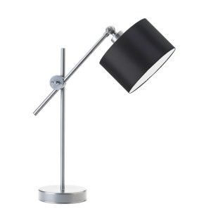 Lampka nocna MALI regulowana do salonu – Srebrny/ Czarny 900246 Lampka nocna MALI regulowana do salonu – Srebrny/ Czarny 900246