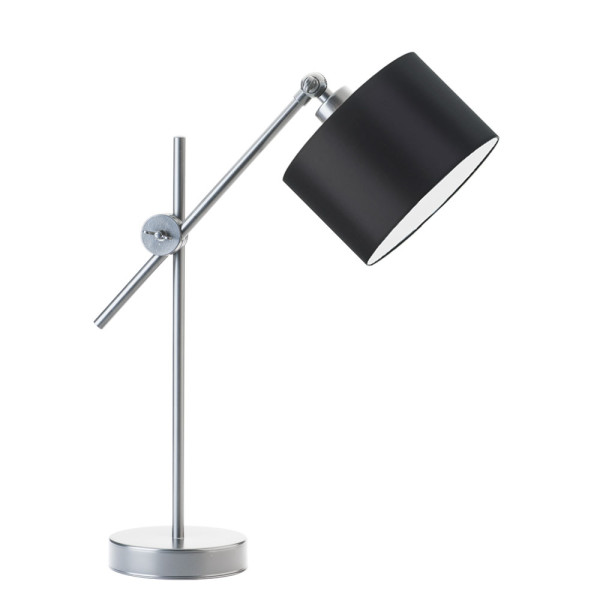 Lampka nocna MALI regulowana do salonu – Srebrny/ Czarny 900246