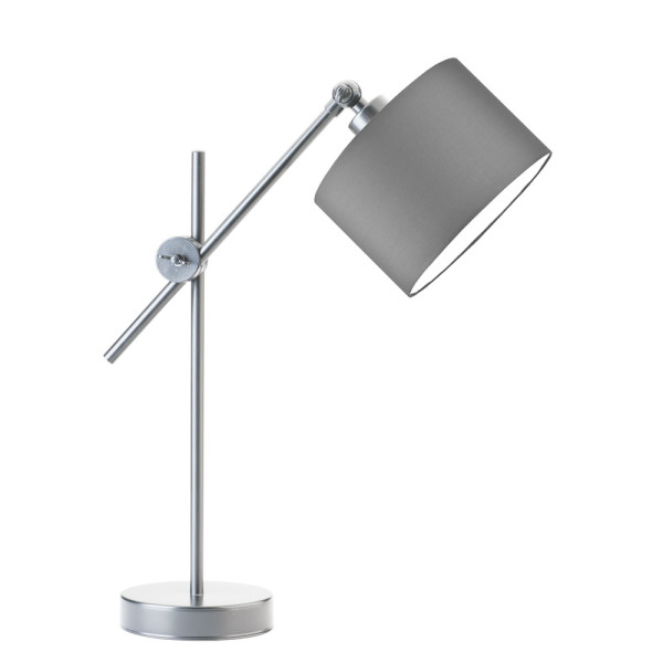 Lampka nocna MALI regulowana na stolik – Srebrny/ Szary Stalowy 900248