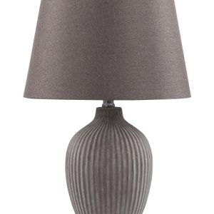 Lampka nocna stołowa ceramiczna brązowa 60860 Lampka nocna stołowa ceramiczna brązowa 60860