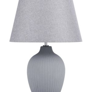 Lampka nocna stołowa ceramiczna szara 61024 Lampka nocna stołowa ceramiczna szara 61024