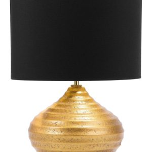 Lampka nocna stołowa ceramiczna złota 60852 Lampka nocna stołowa ceramiczna złota 60852