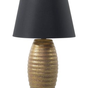 Lampka nocna stołowa porcelanowa złota 60989 Lampka nocna stołowa porcelanowa złota 60989