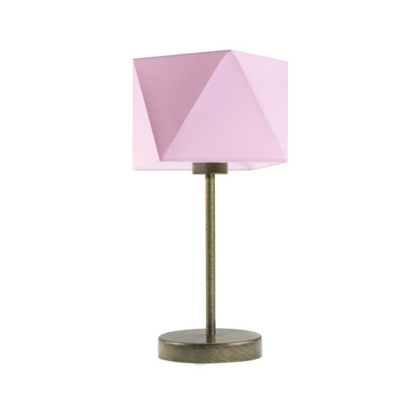 Lampka nocna WUHU loft Stare Złoto/ Jasny Różowy 939693