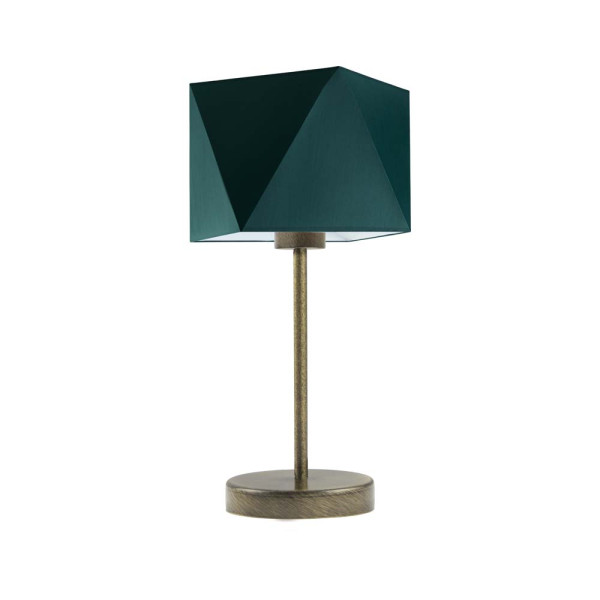 Lampka nocna WUHU loft Stare Złoto/ Zieleń Butelkowa 939663