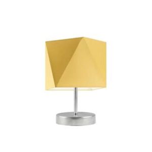Lampka PASADENA abażur musztardowy stelaż stal szczotkowana 94568 Lampka PASADENA abażur musztardowy stelaż stal szczotkowana 94568