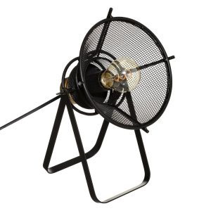 LAMPKA Rodo czarna METALOWY ABAŻUR design reflektora 676347 LAMPKA Rodo czarna METALOWY ABAŻUR design reflektora 676347