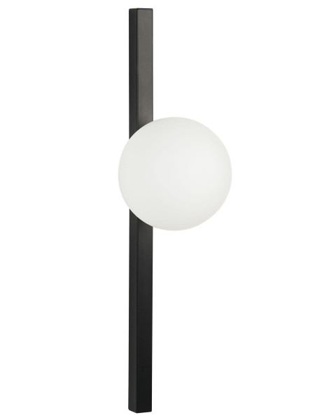 Lampka ścienna 55 cm 1-punktowa czarna 162322