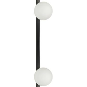 Lampka ścienna 55 cm 2-punktowa czarna 141983 Lampka ścienna 55 cm 2-punktowa czarna 141983