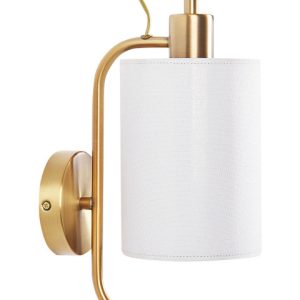 Lampka ścienna kinkiet metalowa miedziana 159839