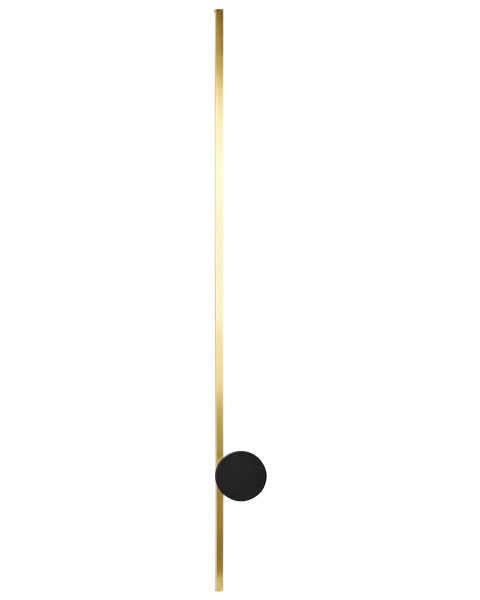 Lampka ścienna LED 90 cm metalowa złota 653414