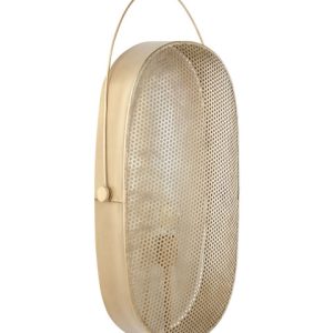 Lampka ścienna metalowa mosiężna 141985