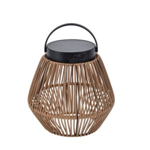 Lampka solarna stołowa z rattanu wbudowany LED 2.8W COPPA Lutec 913834 Lampka solarna stołowa z rattanu wbudowany LED 2.8W COPPA Lutec 913834