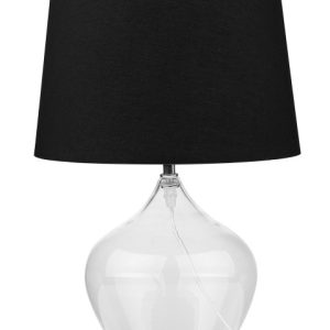 Lampka stołowa czarna 45 cm przezroczysta 60906 Lampka stołowa czarna 45 cm przezroczysta 60906