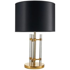 Lampka stołowa do gabinetu Exclusivo DN921 Step czarna złota 232623 Lampka stołowa do gabinetu Exclusivo DN921 Step czarna złota 232623