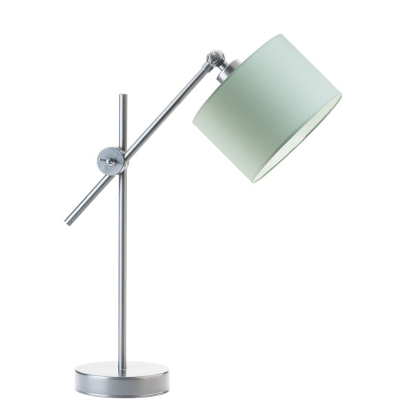Lampka stołowa MALI do czytania regulowana – Srebrny/ Miętowy 900247