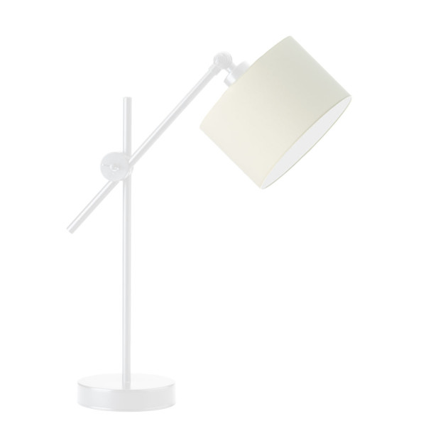 Lampka stołowa MALI regulowana do sypialni – Biały/ Ecru 900275