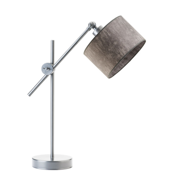 Lampka stołowa MALI regulowana industrialna – Srebrny/ Szary Melanż (Beton) 900239