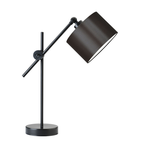 Lampka stołowa MALI regulowana metalowa – Czarny/ Brązowy 900235