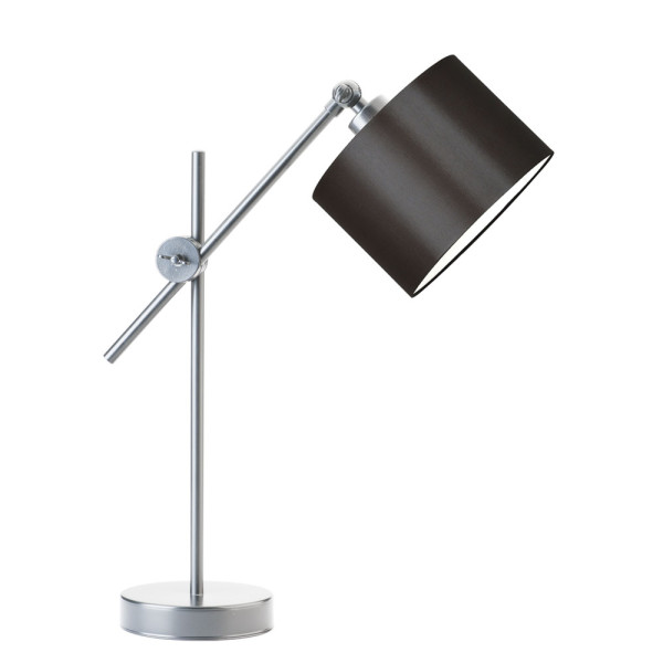 Lampka stołowa MALI regulowana metalowa – Srebrny/ Brązowy 900253