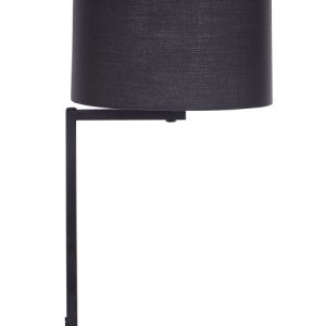 Lampka stołowa nocna 49 cm czarna metalowa 61004 Lampka stołowa nocna 49 cm czarna metalowa 61004
