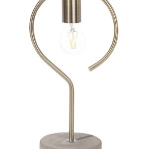 Lampka stołowa nocna metalowa mosiężna 60992 Lampka stołowa nocna metalowa mosiężna 60992