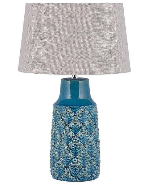 Lampka stołowa nocna wzory 55cm niebieska 60932